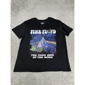 Pink Floyd Shirt Mens XL Black Dark Side Of The Moon 1973 Graphic Tee Top